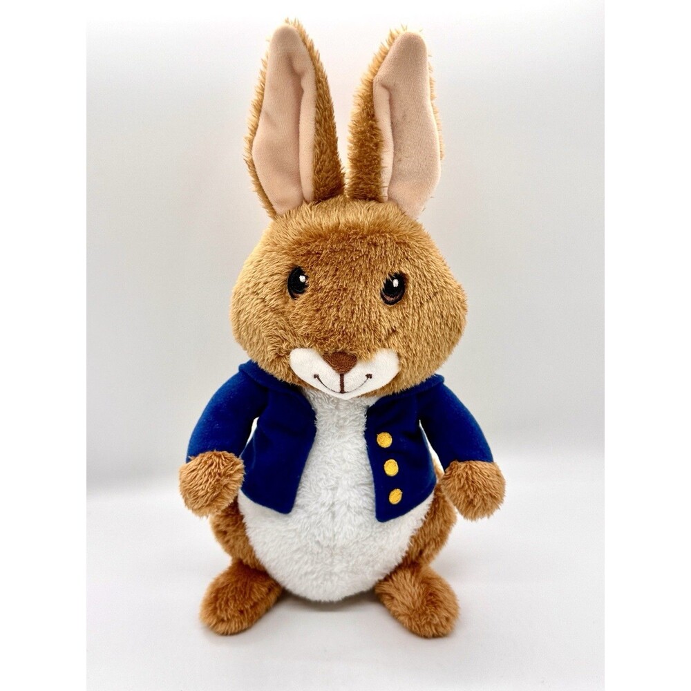Kohls Cares Peter Rabbit Brown With Blue Jacket Plush Stuffed Animal 10”